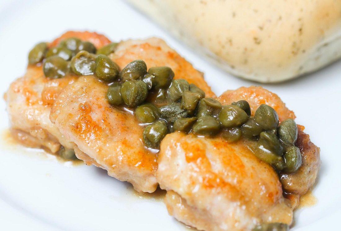 Форель в духовке с каперсами