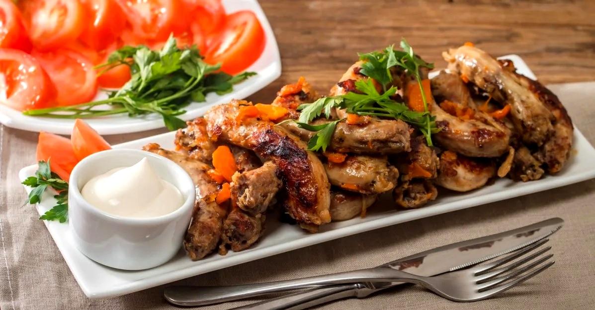 Куриные шейки в духовке Куриные шейки в духовке
